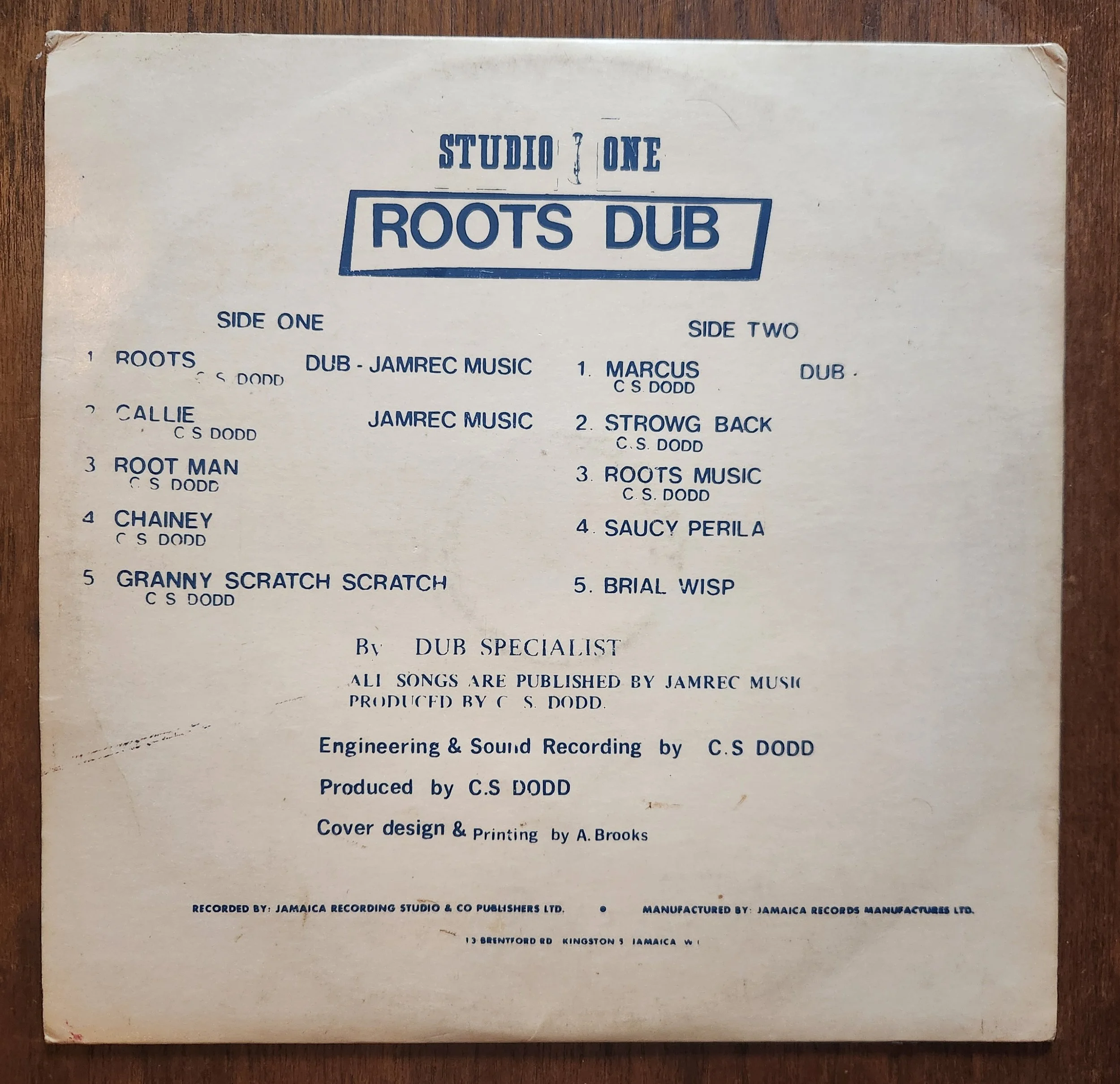 洋楽 roots dub ROOTS DUB